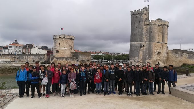 Les élèves de 6e à Saintes et La Rochelle