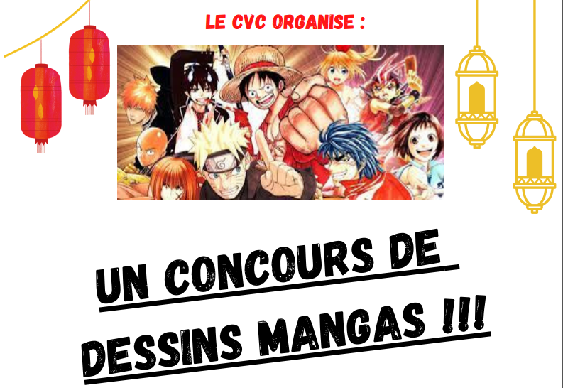 Concours de dessins mangas au collège!