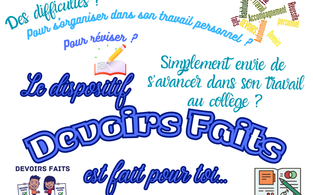 Devoirs faits : c’est parti !