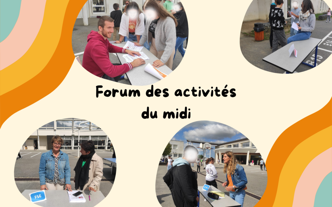 Lancement des activités sur la pause méridienne !